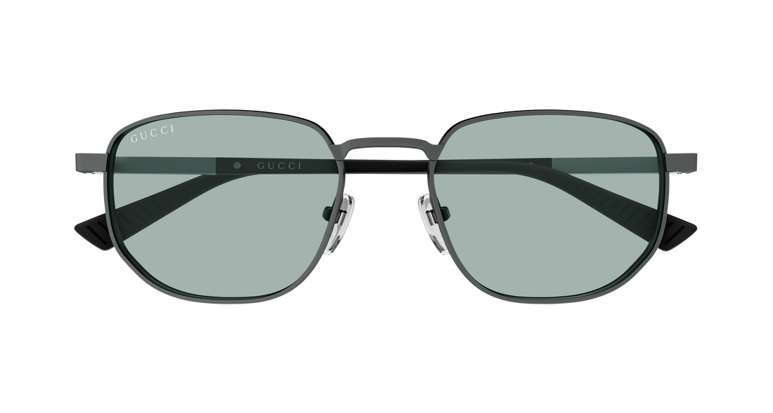 Occhiali da sole gucci gg2093s 002 plateado rectangular / squared masculino taglia 54mm - Vista dettagliata