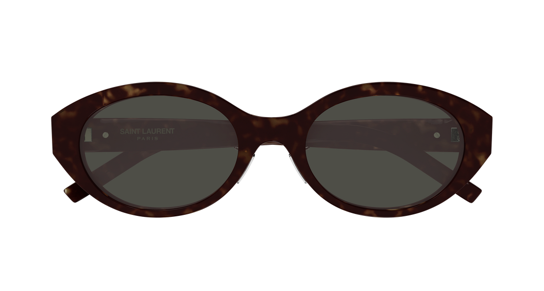 Solbriller saint laurent sl m181/j 002 havana round/oval/panthos femenino størrelse 54mm - Detaljeret visning