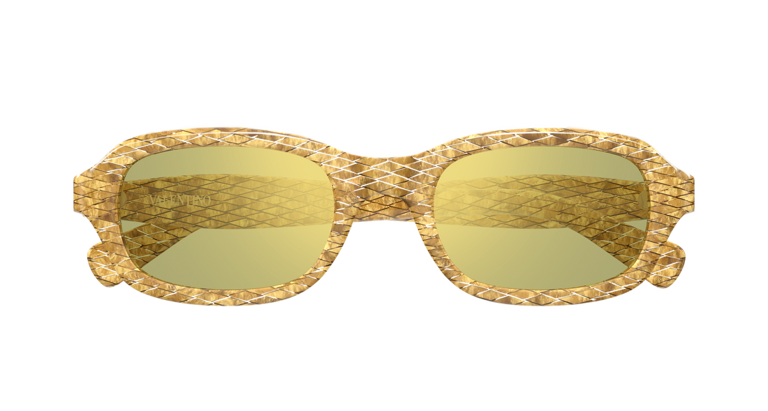 Sunglasses valentino vg0010s 003 dorado rectangular / squared femenino size 51mm - Detailed view