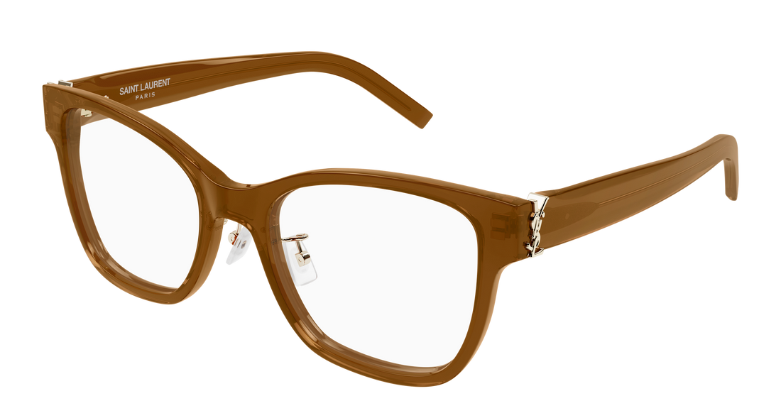 Dioptrijske naočale saint laurent sl m158/f 005 marron cat eye femenino veličina 54mm - Glavni prikaz