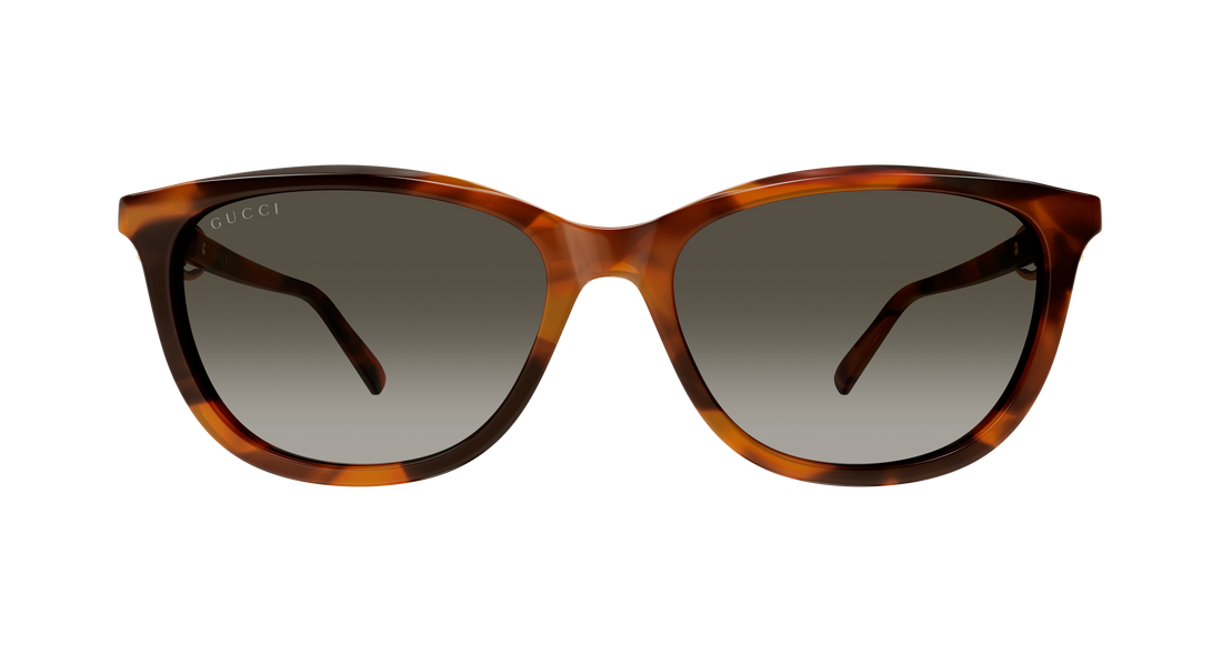 Sunčane naočale gucci gg2220sk 002 havana round/oval/panthos femenino veličina 56mm - Detaljni prikaz