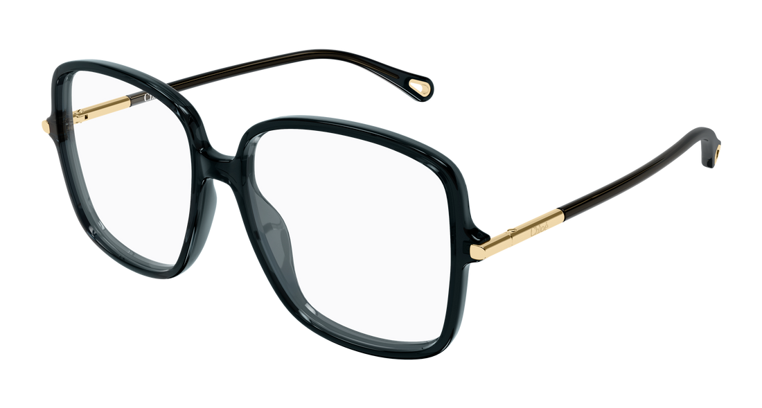 Briller chloé ch0399o 001 gris rectangular / squared femenino størrelse 56mm - Hovedvisning