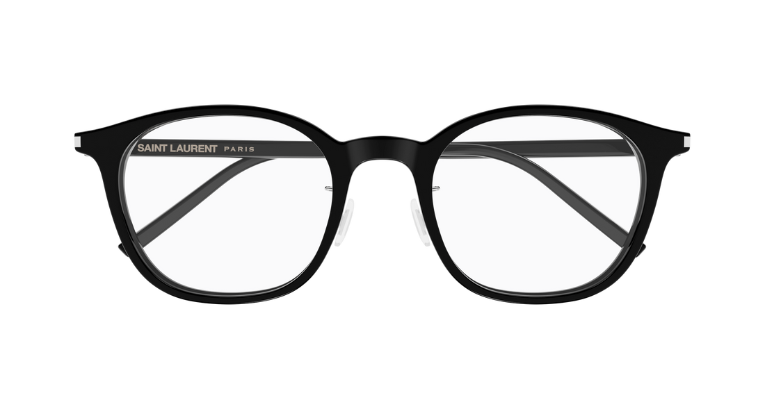 Dioptrijske naočale saint laurent sl 893/j 001 negro round/oval/panthos unisex veličina 51mm - Detaljni prikaz