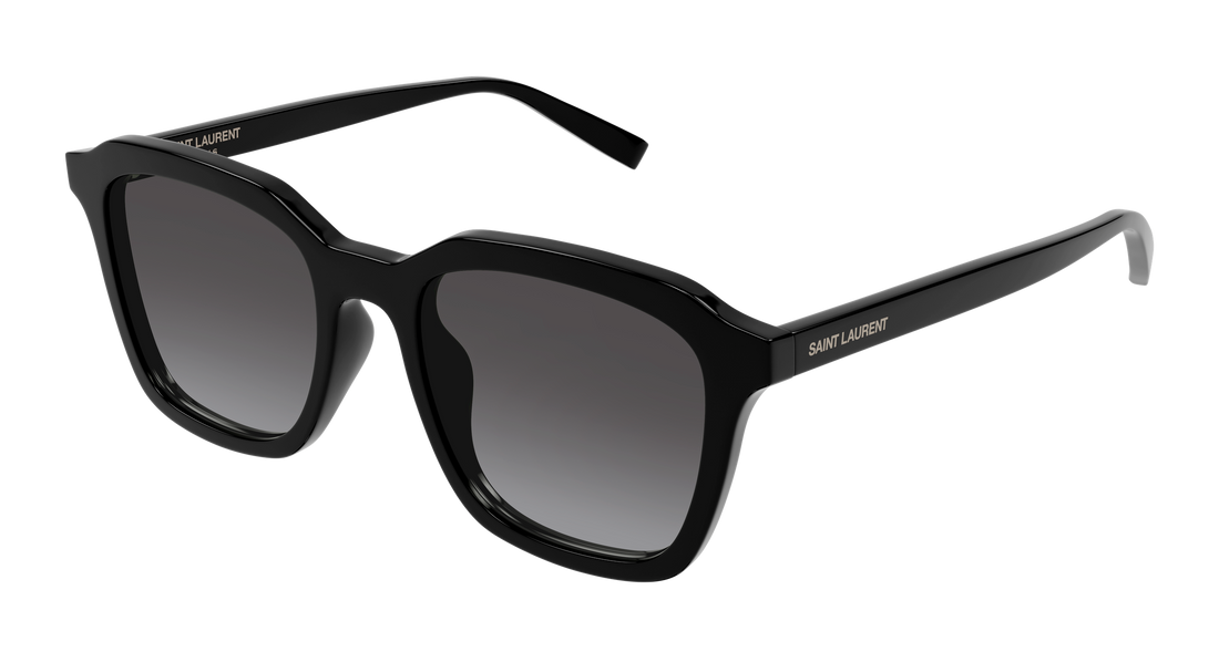 Occhiali da sole saint laurent sl 457 007 negro rectangular / squared unisex taglia 49mm - Vista principale