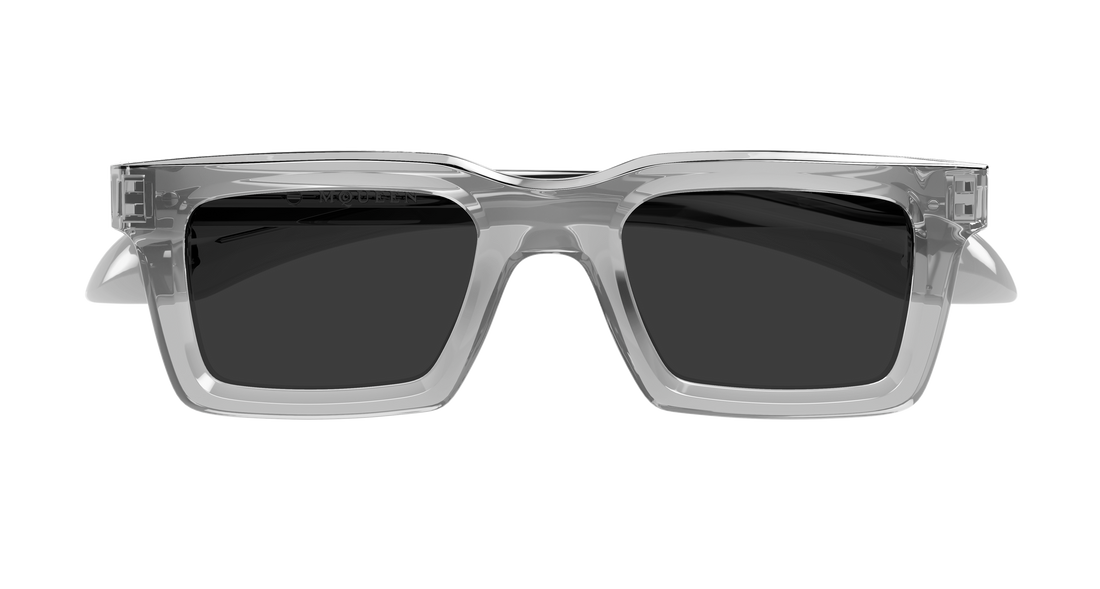 Sunčane naočale alexander mcqueen am0506s 006 gris rectangular / squared masculino veličina 50mm - Detaljni prikaz
