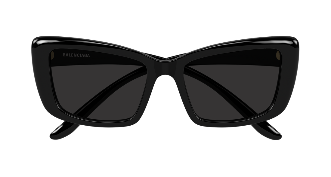 Solbriller balenciaga bb0515s 001 negro butterfly femenino størrelse 56mm - Detaljeret visning
