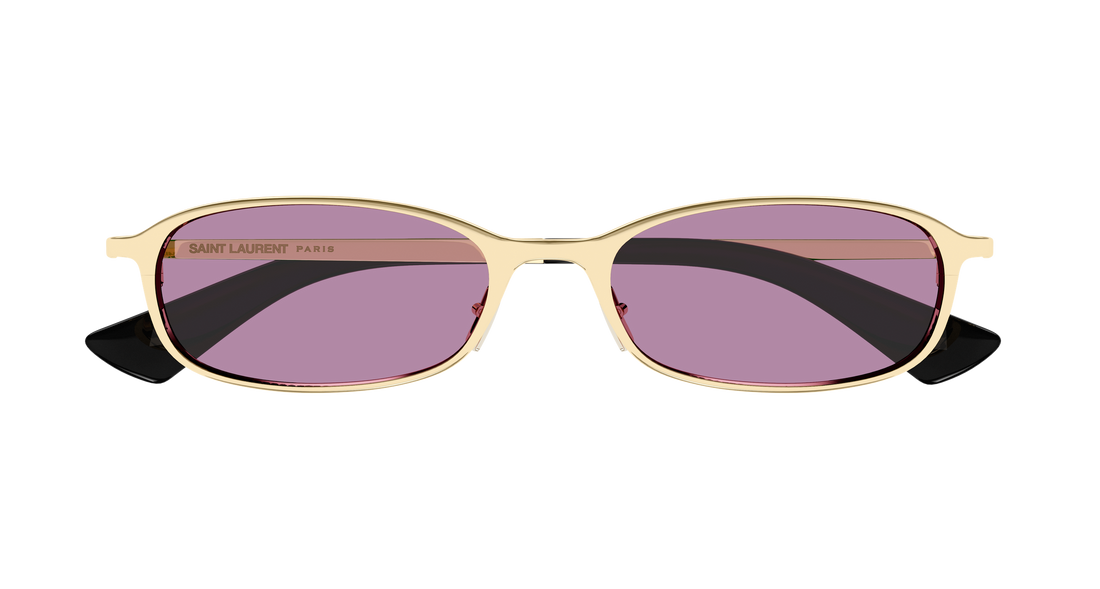 Lunettes de soleil saint laurent sl 934 mia 004 dorado round/oval/panthos femenino taille 52mm - Vue détaillée