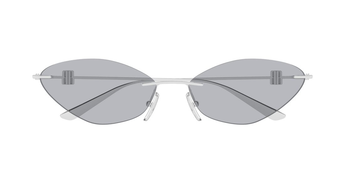 Lunettes de soleil balenciaga bb0536s 003 plateado geometrical/directional femenino taille 63mm - Vue détaillée