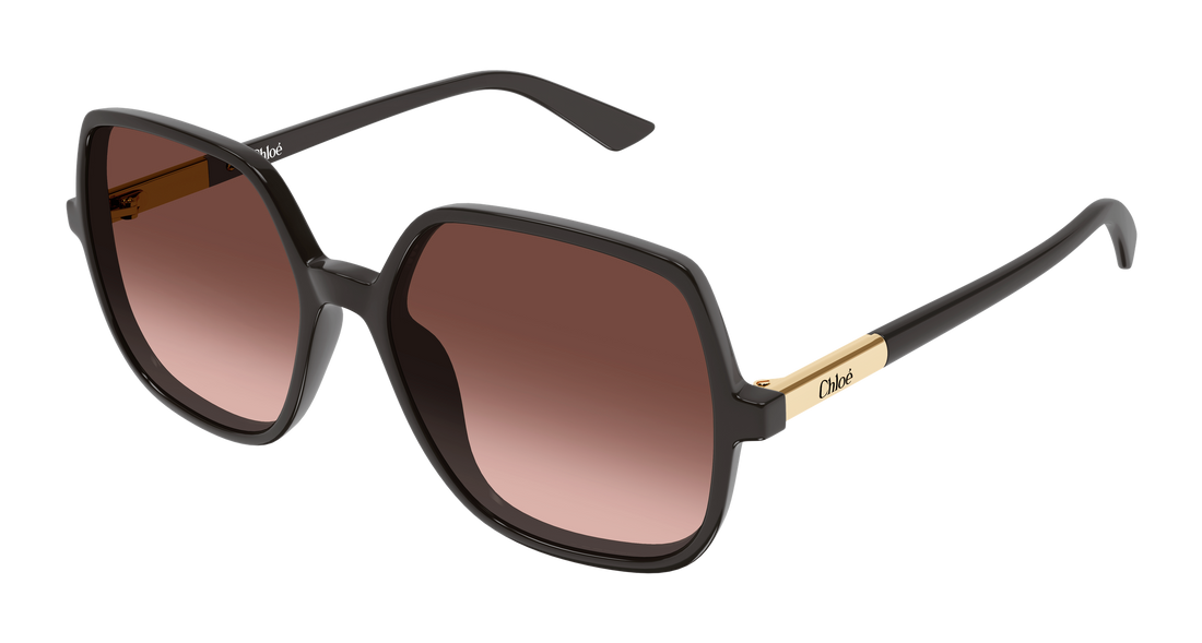 Gafas de sol chloé ch0362s 003 gris geometrical/directional femenino talla 55mm - Vista principal
