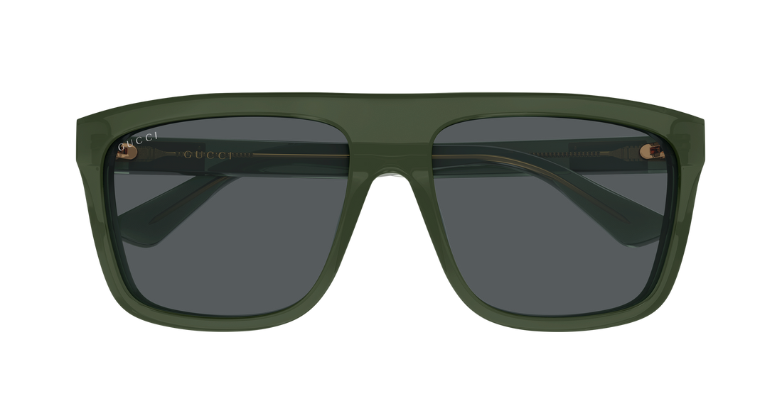 Sunčane naočale gucci gg0748s 011 verde rectangular / squared masculino veličina 59mm - Detaljni prikaz