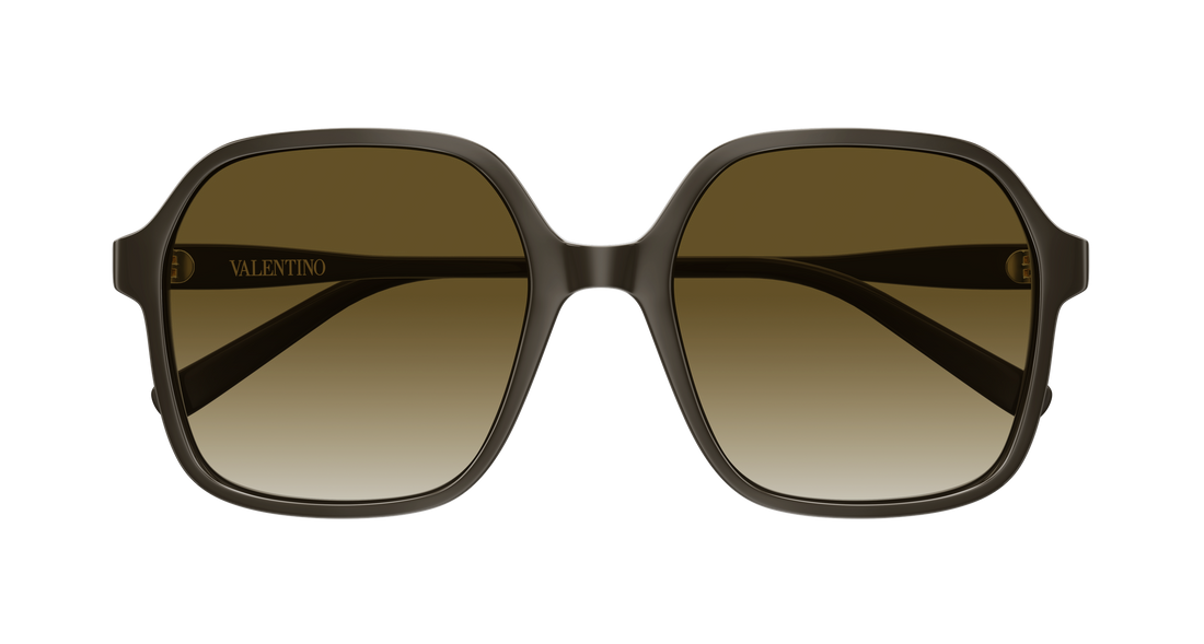 Occhiali da sole valentino vg0018s 005 marron rectangular / squared femenino taglia 56mm - Vista dettagliata