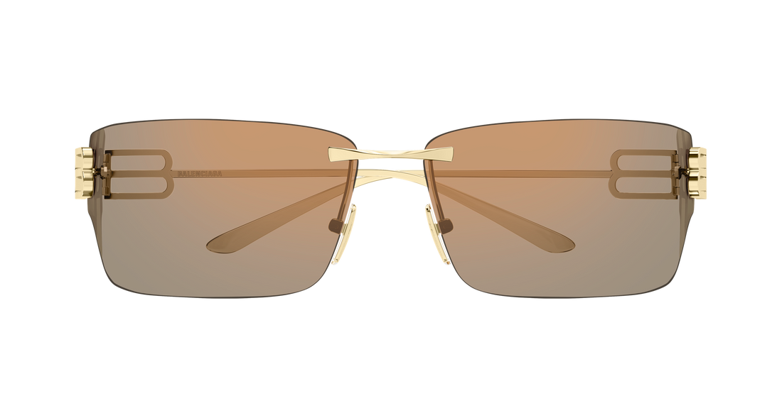 Sunčane naočale balenciaga bb0485sa 002 dorado rectangular / squared unisex veličina 76mm - Detaljni prikaz