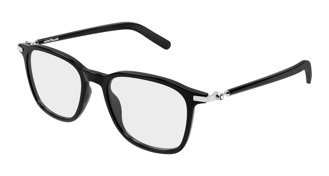 Dioptrijske naočale montblanc mb0499o 001 negro rectangular / squared masculino veličina 52mm - Glavni prikaz