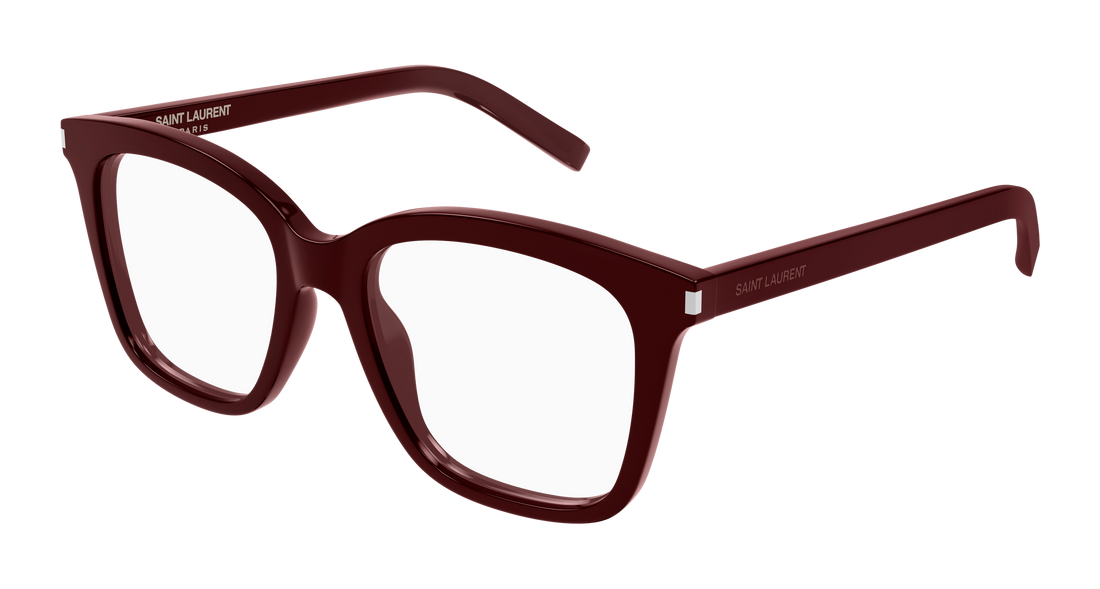 Occhiali da vista saint laurent sl 166 008 burdeos rectangular / squared femenino taglia 51mm - Vista principale