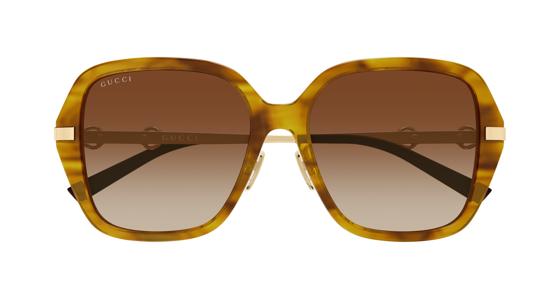 Sonnenbrillen gucci gg2055sa 003 havana rectangular / squared femenino größe 57mm - Detailansicht