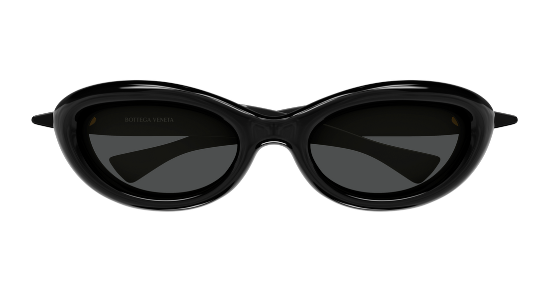 Okulary przeciwsłoneczne bottega veneta bv1484s 001 negro cat eye femenino rozmiar 54mm - Widok szczegółowy