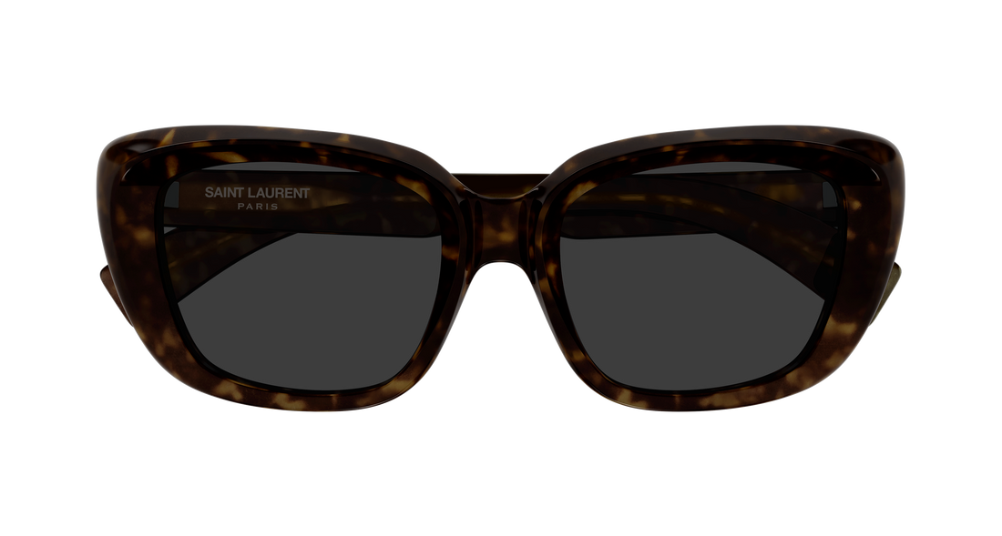 Occhiali da sole saint laurent sl 857 002 havana cat eye femenino taglia 53mm - Vista dettagliata