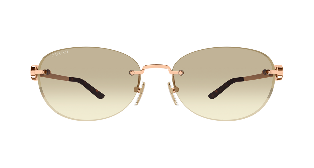 Sunčane naočale gucci gg2230sa 004 dorado round/oval/panthos femenino veličina 59mm - Detaljni prikaz