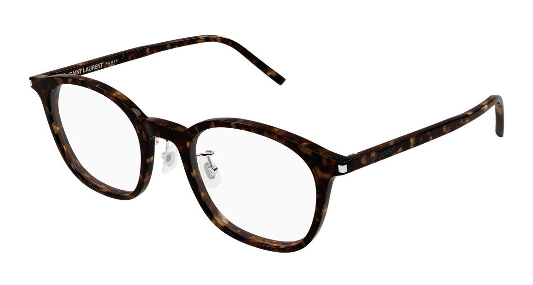Dioptrijske naočale saint laurent sl 893/j 002 havana round/oval/panthos unisex veličina 51mm - Glavni prikaz