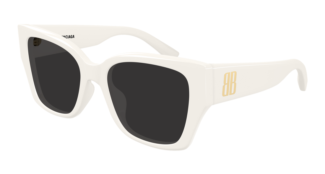 Gafas de sol balenciaga bb0474s 006 blanco butterfly femenino talla 55mm - Vista principal