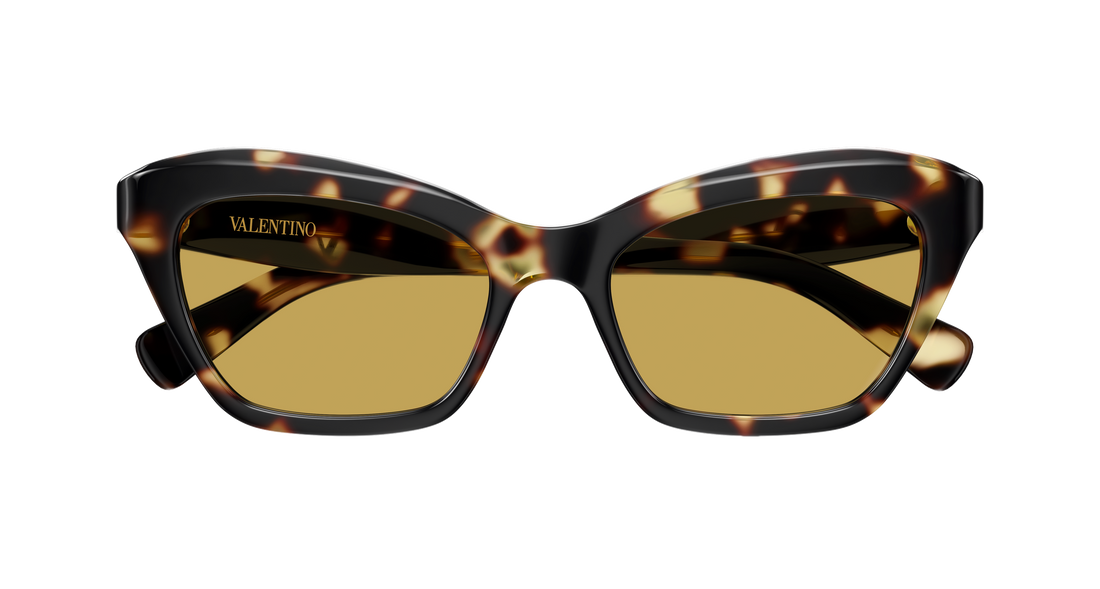 Sunglasses valentino vg0009s 002 havana cat eye femenino size 52mm - Detailed view