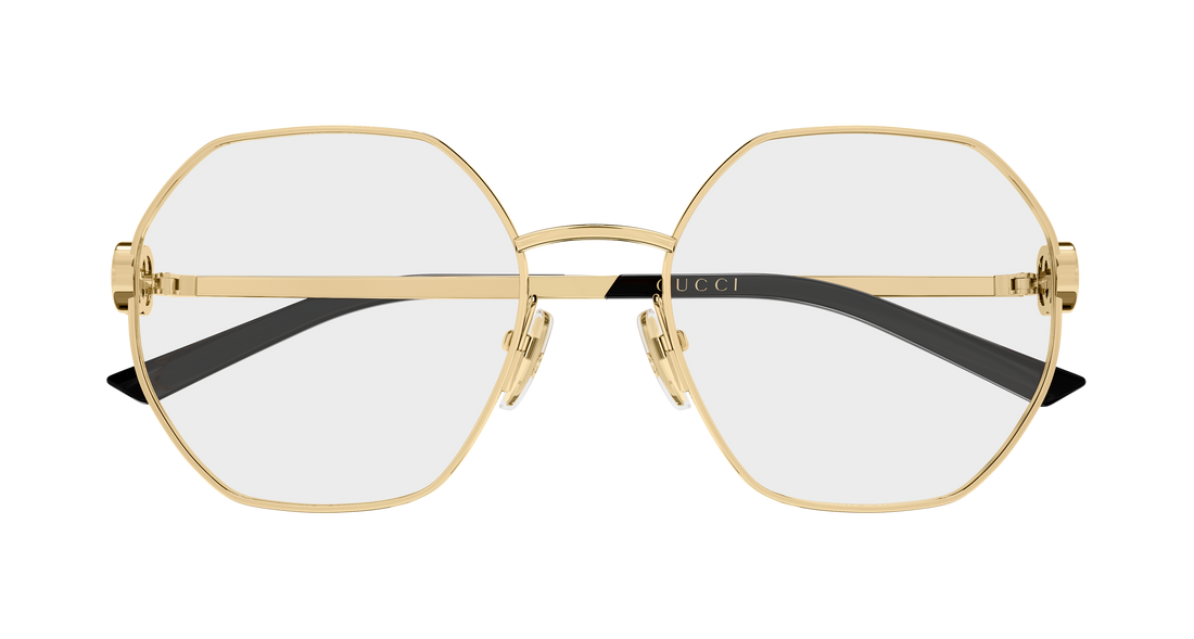 Brillen gucci gg2048o 002 dorado geometrical/directional femenino größe 54mm - Detailansicht