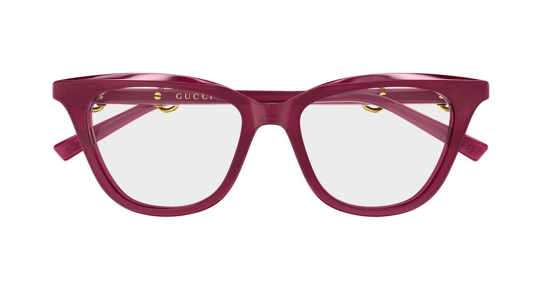 Glasögon gucci gg2218o 007 rojo cat eye femenino storlek 52mm - Detaljvy