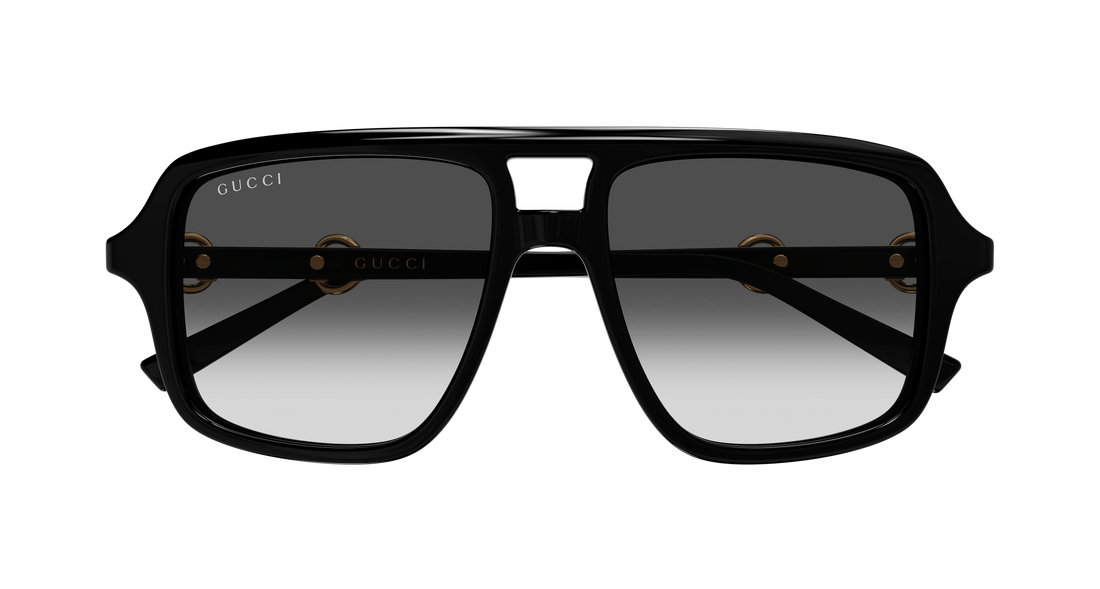 Sonnenbrillen gucci gg2052s 007 negro pilot/navigator femenino größe 55mm - Detailansicht