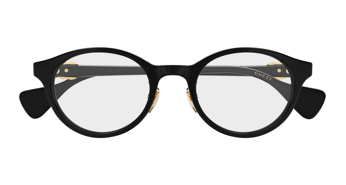 Briller gucci gg2262oj 001 negro round/oval/panthos femenino størrelse 49mm - Detaljeret visning
