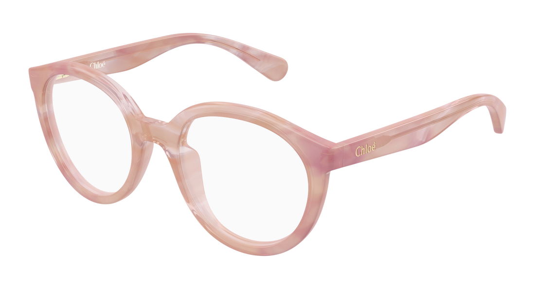 Brillen chloé cc0022o 007 havana round/oval/panthos infantil maat 47mm - Hoofdaanzicht