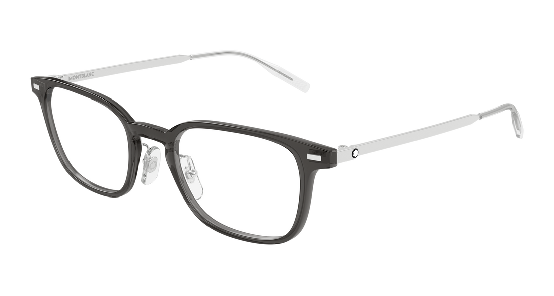 Occhiali da vista montblanc mb0467ol 012 gris rectangular / squared masculino taglia 54mm - Vista principale