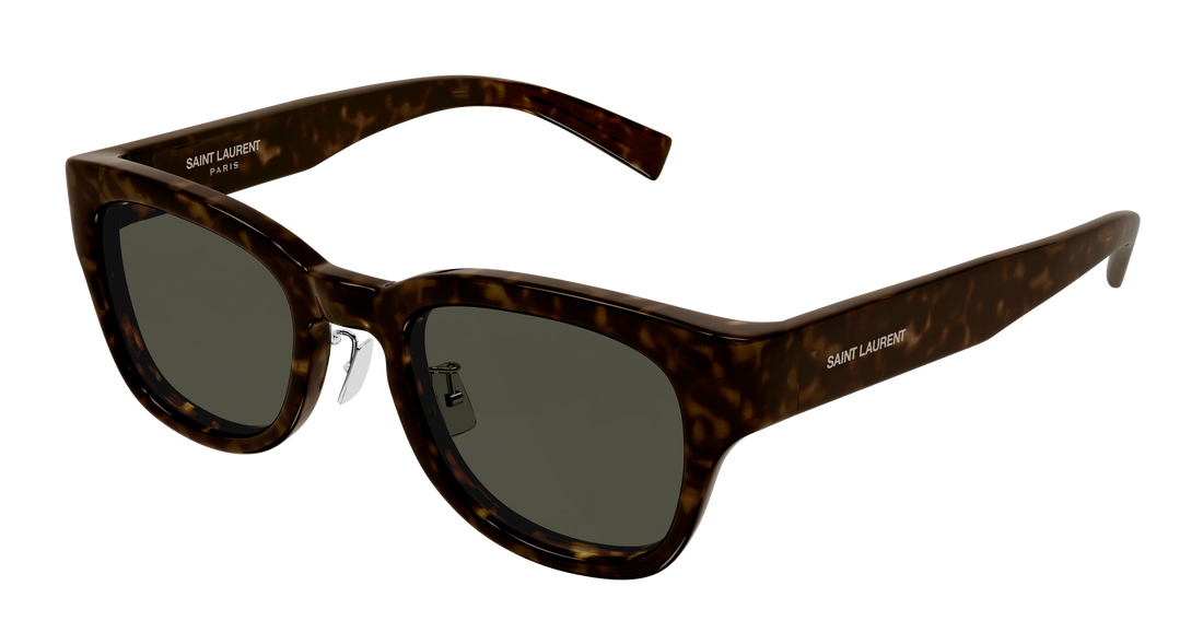 Solglasögon saint laurent sl 957/j 006 havana rectangular / squared femenino storlek 50mm - Huvudvy