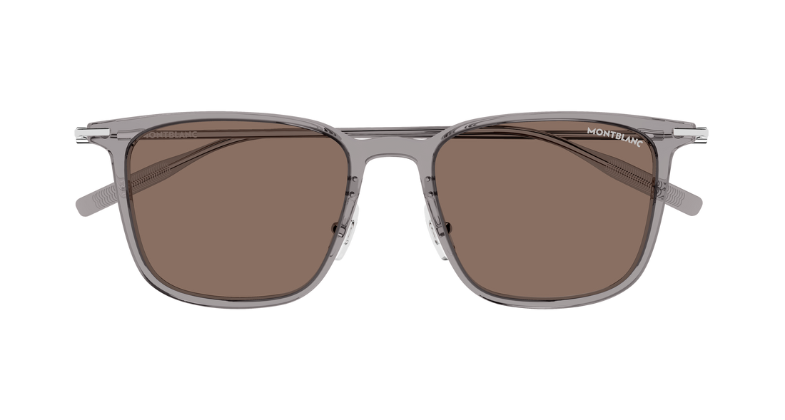 Sonnenbrillen montblanc mb0354s 009 gris rectangular / squared masculino größe 52mm - Detailansicht