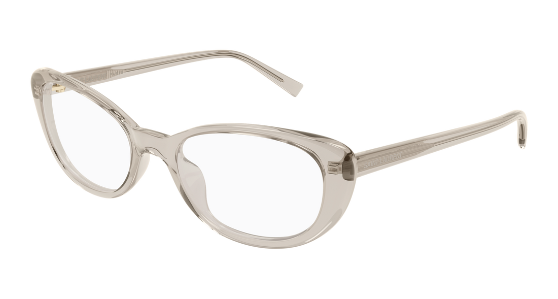 Occhiali da vista saint laurent sl 822 opt 006 beige cat eye femenino taglia 52mm - Vista principale