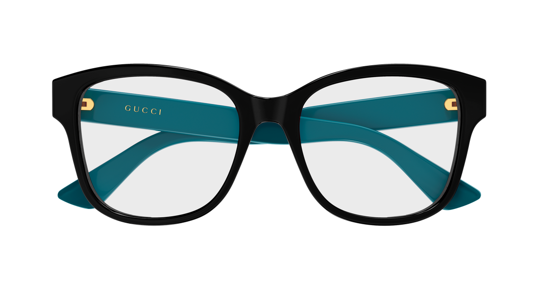 Brillen gucci gg1340o 011 negro rectangular / squared femenino größe 54mm - Detailansicht