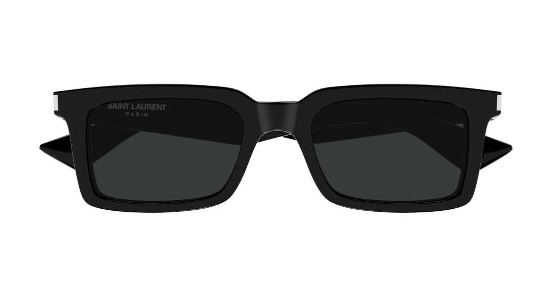 Solbriller saint laurent sl 860 001 negro rectangular / squared masculino størrelse 52mm - Detaljeret visning