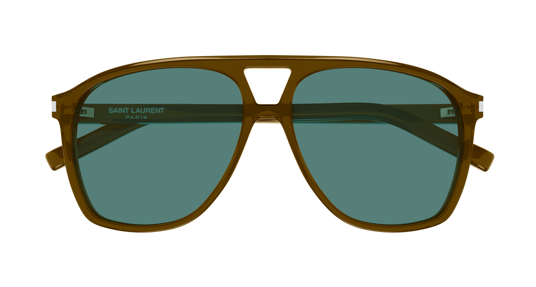Lunettes de soleil saint laurent sl 596 dune 009 marron pilot/navigator femenino taille 58mm - Vue détaillée