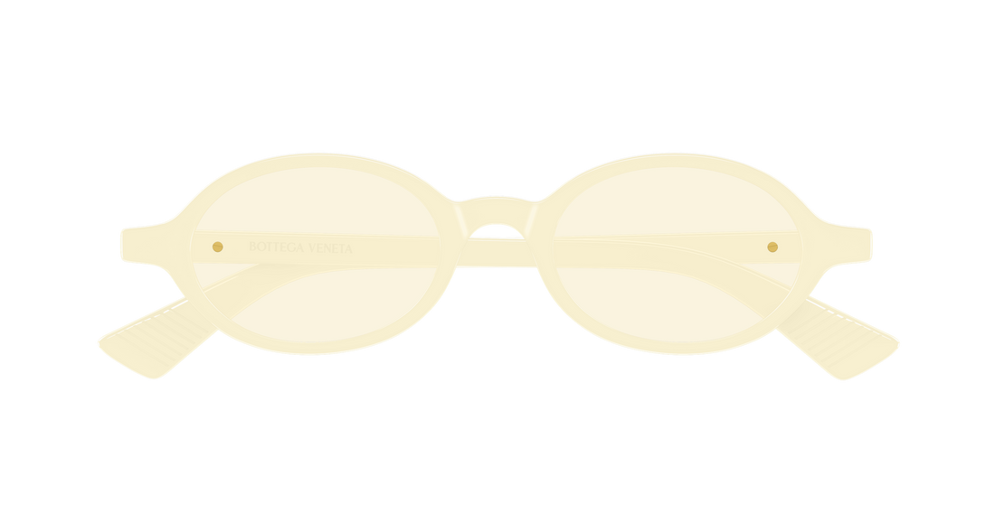 Sunglasses bottega veneta bv1388s 008 beige round/oval/panthos unisex size 47mm - Detailed view
