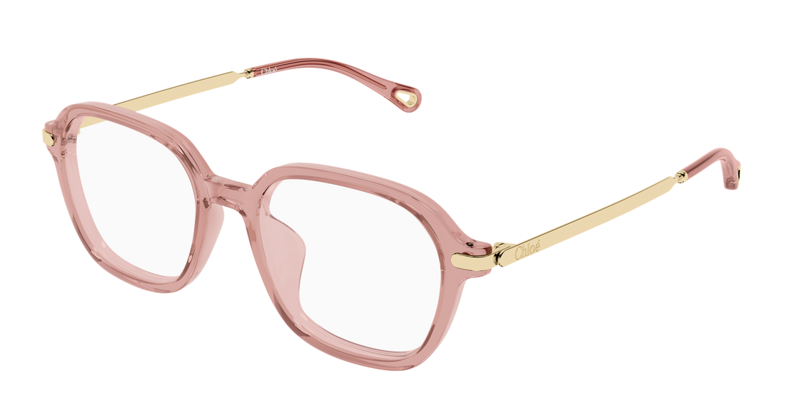 Brillen chloé ch0361oa 003 rosa rectangular / squared femenino größe 52mm - Hauptansicht
