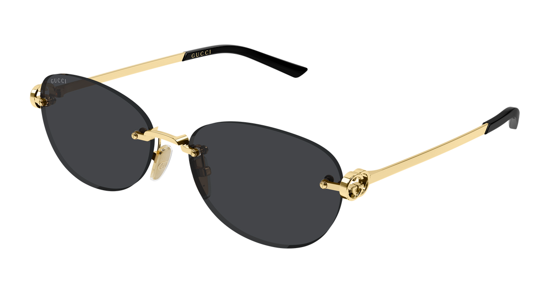Sunčane naočale gucci gg2230sa 001 dorado round/oval/panthos femenino veličina 59mm - Glavni prikaz