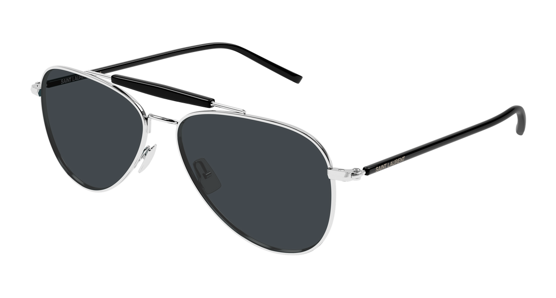 Gafas de sol saint laurent sl 864 002 plateado pilot/navigator unisex talla 57mm - Vista principal