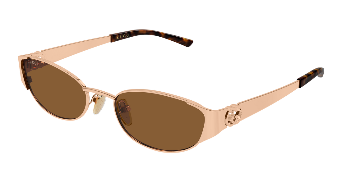 Sunčane naočale gucci gg2197s 004 dorado round/oval/panthos femenino veličina 55mm - Glavni prikaz