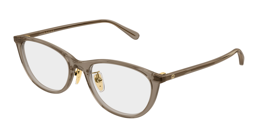 Briller gucci gg2261oj 004 marron cat eye femenino størrelse 53mm - Hovedvisning