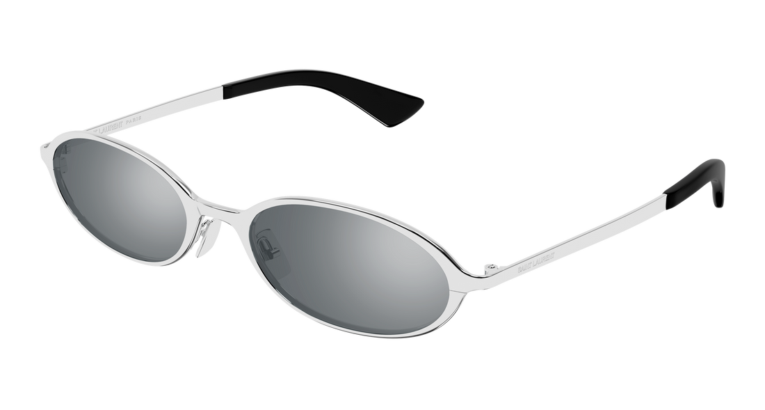 Lunettes de soleil saint laurent sl 935 002 plateado round/oval/panthos femenino taille 52mm - Vue principale
