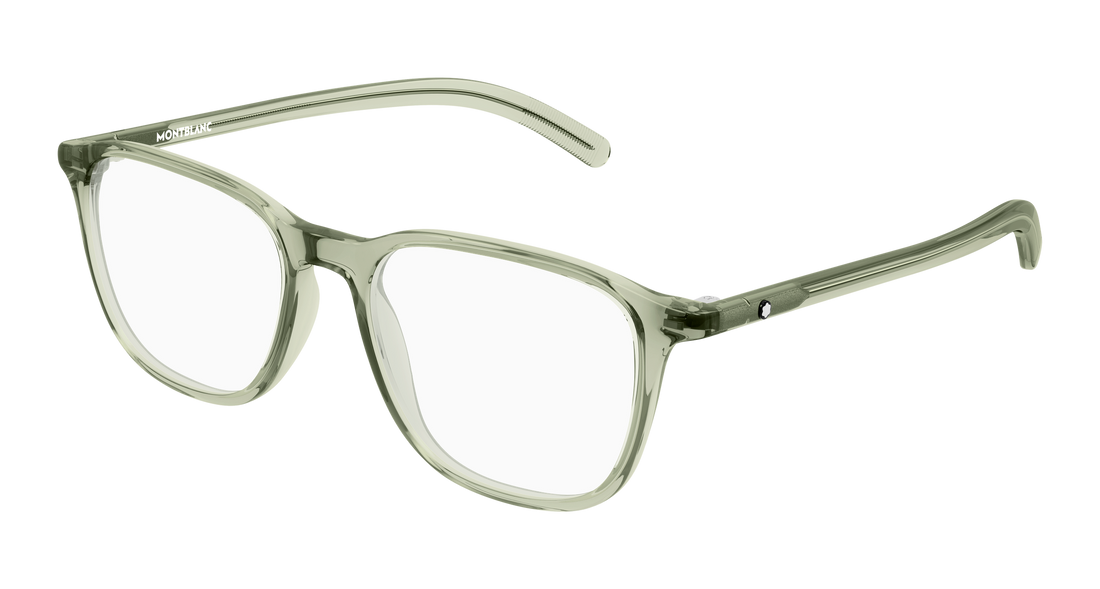 Brillen montblanc mb0386o 005 verde rectangular / squared masculino größe 52mm - Hauptansicht