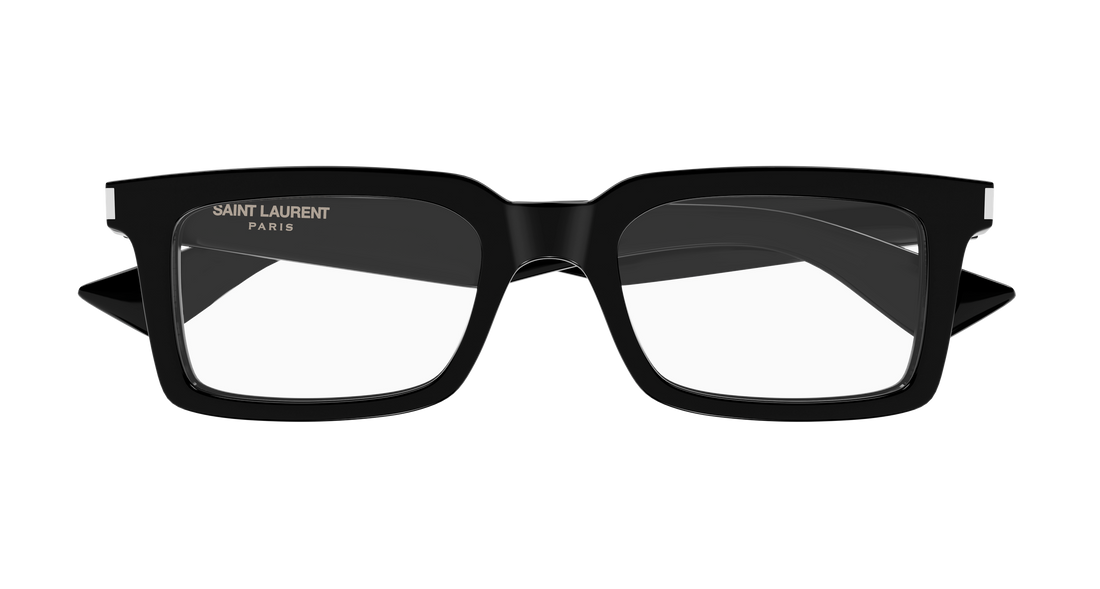 Briller saint laurent sl 860 opt 001 negro rectangular / squared masculino størrelse 52mm - Detaljeret visning