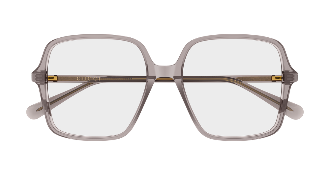 Occhiali da vista gucci gg1003o 012 gris rectangular / squared femenino taglia 53mm - Vista dettagliata