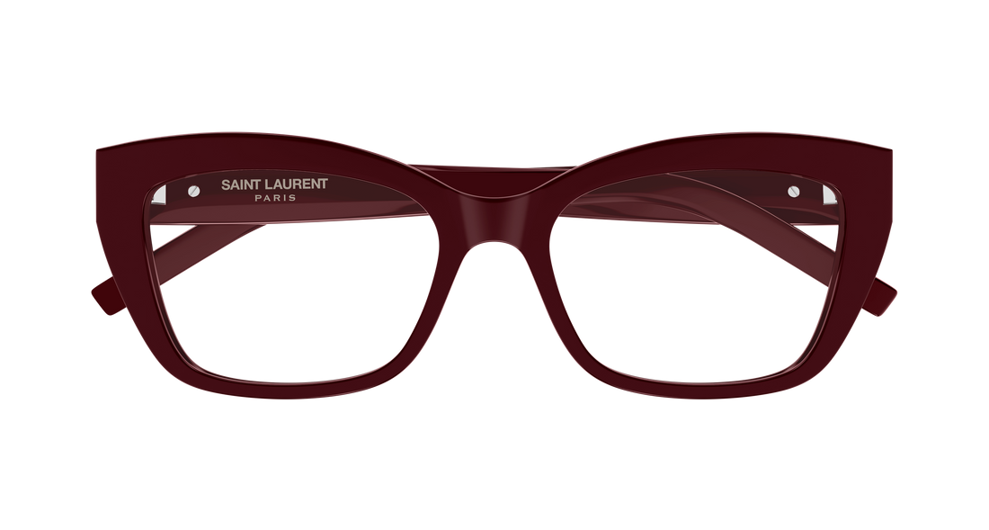 Dioptrijske naočale saint laurent sl m117 010 burdeos cat eye femenino veličina 53mm - Detaljni prikaz