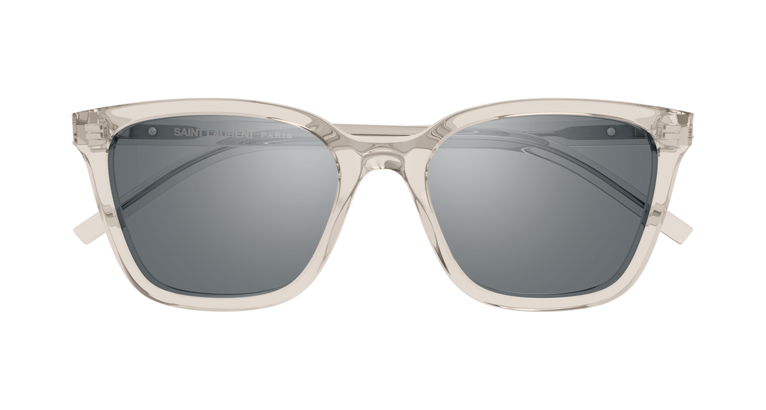 Solglasögon saint laurent sl m178 004 beige cat eye femenino storlek 54mm - Detaljvy
