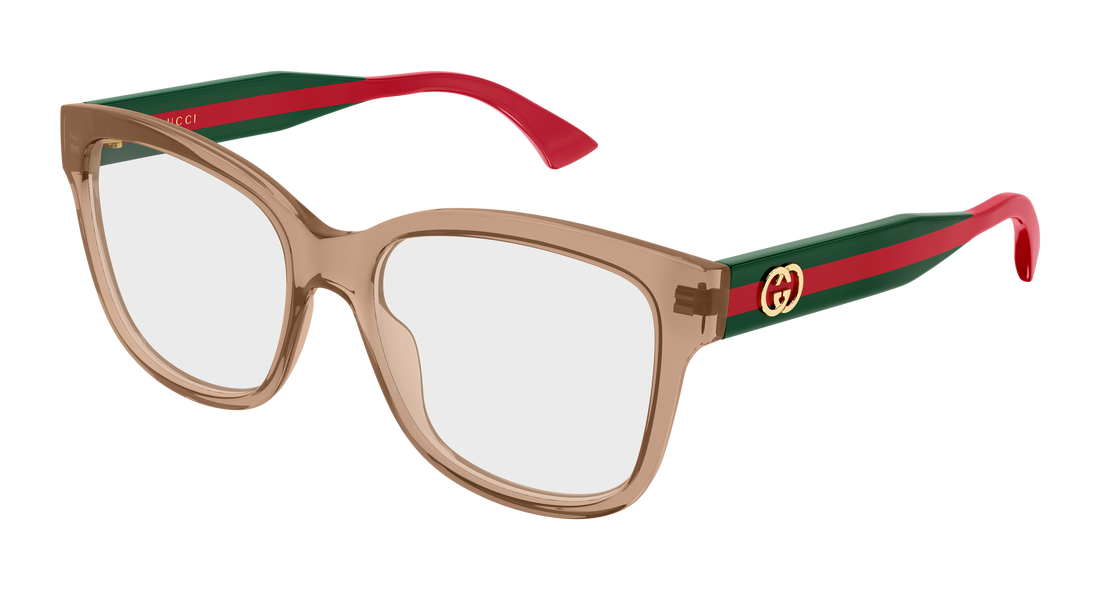 Occhiali da vista gucci gg0038onn 005 marron butterfly femenino taglia 54mm - Vista principale